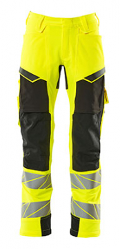 TYÖHOUSUT HI-VIS KELT/MUSTA 90C47