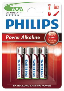 PARISTO 4KPL AAA (LR03) PHILIPS POWER